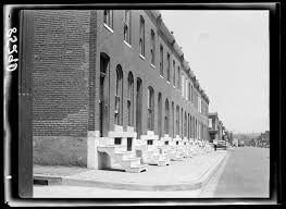 Marble Steps Baltimore Md 1938 50 Years Ago 50 Years Historical Pictures