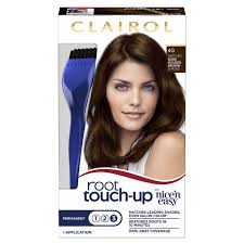 It can blend up to 50% of gray. Clairol Root Touch Up Permanent Hair Color Creme 4 Dark Brown 1 Application Walmart Com Walmart Com