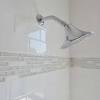 Glass accent tiles for bathroom. 1