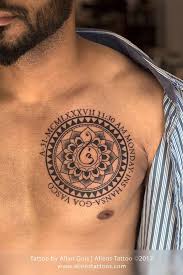 Beautiful Mandala Chest Tattoo Mandala Chest Tattoo Chest Tattoo Shiva Tattoo Design