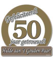 Huldeschild 50 Jaar Getrouwd Jan Monnikendam