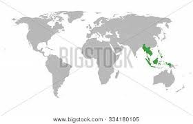 Indonesia, malaysia, the philippines, singapore, and thailand. Asean Countries Vector Photo Free Trial Bigstock