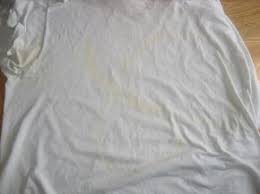The sun's rays and oxygen given off by grass and plants counteract bleaching and will help provide a better overall stain removal. How To Remove Yellow Bleach Stains From Fabric Hunker Remove Bleach Stains Remove Yellow Stains Stain On Clothes