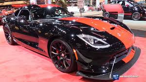 2017 Dodge Viper Acr 1 28 Gtr V6 Exterior Interior Walkaround 2017 Dodge Viper Chicago Auto Show Super Cars