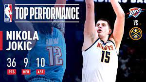 Game by game stats of nikola jokic in the 2020 nba season and playoffs. Nikola Jokic Stuffs The Stat Sheet In Win Over Okc February 26 2019 Youtube