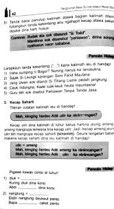 Buku tematik siswa pembelajaran 2 tema 9 kelas 5 kurikulum 2013 revisi 2018 terdiri dari bebrapa soal latihan yang harus di kerjakan oleh siswa baik secara mandiri maupun berkelompok, untuk itu kami telah membagikan kunci jawaban melalui tulisan ini. Kunci Jawaban Bahasa Sunda Kelas 5 Halaman 63 Memilih Soal