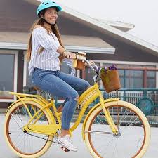 Huffy 26 Womens Nel Lusso Cruiser Bike With Perfect Fit Frame Blue Walmart Com Cruiser Bike Bicycle Bicycle Maintenance