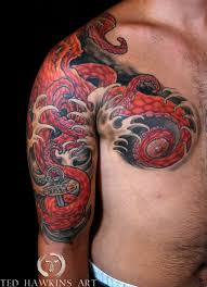 Maybe you would like to learn more about one of these? Half Sleeve Japanese Octopus Tattoo Novocom Top