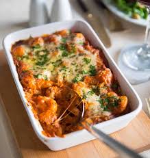 You just cook the ground beef, mix in the veggies, then transfer it to a baking dish topped with mashed potatoes. Date Night Baked Gnocchi With Bacon Night Dinner Recipes Baked Gnocchi Saturday Dinner Ideas