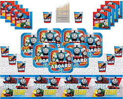 If you're looking for something truly different for your next adventure, get onboard st. Thomas And Friends Party Supplies Thomas The Tank Engine Party Pack For 16 Guests 16 Plate 16 Cup 16 Napkin 1 Table Cover Buy Online In India At Desertcart In Productid 137097082