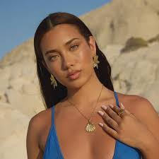 Gold Chunky Shell Charm Dainty Necklace