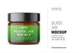 Download Amber Glass Jar Mockup Psd Mockup Download Mockups Psd