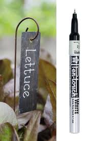 Slate Plant Labels X 10 Free White Marker Bundle Plant Belles Garden Plant Markers Plant Labels Garden Labels
