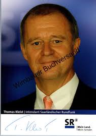 Original Autogramm Thomas Kleist Intendant SR /// Autogramm Autograph  signiert …