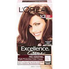 L Oreal Paris Excellence Creme Permanent Triple Protection Hair Color 5cb Medium Chestnut Brown 1 Kit Walmart Com Chestnut Brown Hair Hair Color Permanent Hair Color