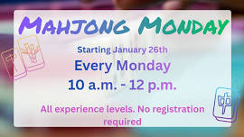 Mahjong Monday @BEAVER
