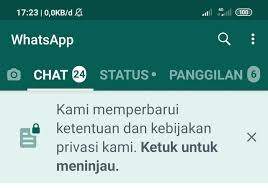 Misalnya saja, jika anda baru saja menerima pesan baik berupa teks, gambar. Whatsapp Sebar Notifikasi Kebijakan Baru Tetap Tak Sediakan Opsi Tolak Kumparan Com