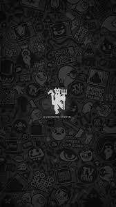 Background Black And White Graffiti Wallpaper 