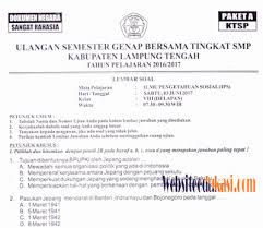 Soal Uas Ukk Ips Smp Mts Kelas 8 Tahun 2018 Websiteedukasi Com