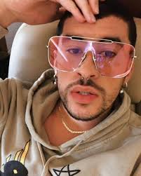 The hardest thing i have ever watched in. Bad Bunny On Instagram Badbunny Via Instagram Mens Sunglasses Square Sunglasses Men Square Sunglasses
