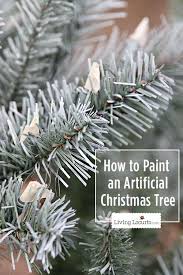 How To Paint A Christmas Tree Christmas Tree Painting Fake Christmas Trees Artifical Christmas Tree