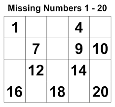 Count the flower petals fill in the missing numbers coloring page. Best Printable Number Printablee Com