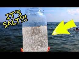 Turn Ocean Water Into Salt With Science Youtube Ocean Water Ocean Science