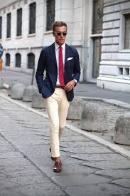 Black And White Business Attire Men Suit Combo Inspiration With A Navy Blazer White Button Up Shirt White Cotton Pocket Square Sunglasses Re Summer Business Attire Blue Blazer Outfit Mens Outfits