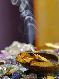 How to activate crystals with incense. Cleansing Your Crystals Cleansing Crystals Crystals Palo Santo
