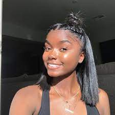 All Natural Hair Straightener Cute Straightened Hairstyles How To Make Hair Dry Straig Straightening Natural Hair Natural Straight Hair Natural Hair Styles