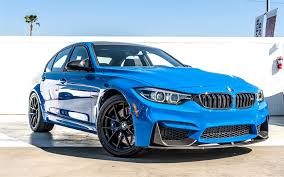 Download Wallpapers Bmw M3 2018 4k Exterior Blue Sedan New Blue M3 German Cars Bmw Besthqwallpapers Com Bmw M3 Bmw Bmw M3 Sedan