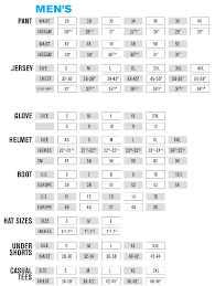 troy lee design helmet size chart 2019