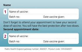 Coronavirus vaccinations seem to be. The New Vaccination Card Is Not A Covid Passport Full Fact