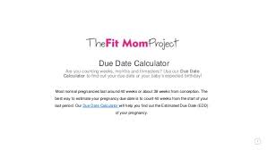 Due Date Calculator