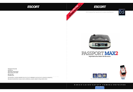 Also built into the passport max 2 is an internal gps and escort's defender safety camera database, enabling the detector to alert you to fixed photo radar/red light cameras and the. Escort Passport Max2 User Manual Pdf Download Manualslib