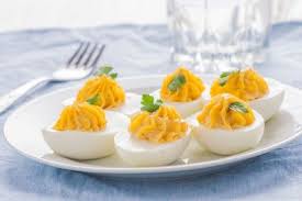 Recette Oeufs Mimosa Au Thon Et Safran Supertoinette Recette En 2020 Recette Oeuf Oeufs Mimosa Recette Oeuf Mimosa