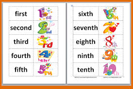 Ordinal numbers are simply a thing's position in a series. (as in, first, second, third, so on and so forth.) that's it!! Ceiptoursenglish3 Ordinal Numbers