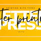 Poster printing with letterpress event image