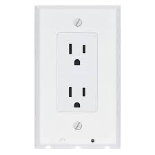 Mark the location for the new wall measuring from the existing wall on the other side of the room. Vision Lighted Decor Outlet Cover Non Metallic White 1 Outlet Cover Plate 6 Pack Rona