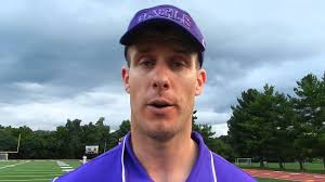 Mount St. Joseph football coach Blake Henry 9/8/14