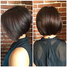 An angled bob is a forward haircut that's shorter in the back and gradually transitions to a longer length in the front, giving it an angled appearance. Angled Bob Hairstyles Hair Highlights