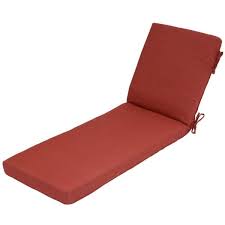 Hampton bay chaise lounge replacement fabric. Hampton Bay Cushionguard Chili Deep Seating Outdoor Chaise Lounge Cushion 7417 02523311 The Home Depot