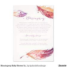 Blessingway Baby Shower Invitation Zazzle Com Shower Invitations Baby Shower Invitations Bee Baby Shower Invitations