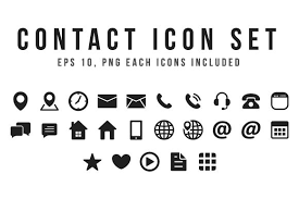 Black And White Contacts Icon Black Contact Icon Set Icon Set Icon Set Design Web Design Icon