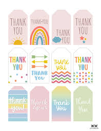 I'm touched by your kindness and generosity. Free Printable Thank You Tags 300 Tags Printabulls