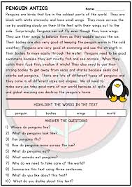 Great reading comprehension worksheets for teachers. Comprehension Reading Worksheet This Worksheet Will Help To Reinforce The Different Reading Comprehension Worksheets Reading Comprehension Reading Worksheets