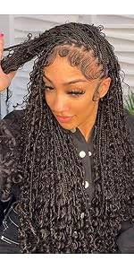 Amazon.com : Human Braiding Hair Curly Bulk Human Hair for Braiding No Weft  Human Hair Bundles for Braiding Wet and Wavy Human Hair Braiding Hair for  Boho Box Braids 100g Per Pack