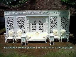 Pelaminan kaca modern ukir karet produk ini menggunakan karet / busa ati / spon eva sehingga kuat dan tahan lama. Pin Di Jepara Furni Land