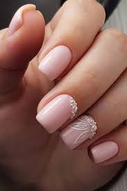 Unfortunately, we can only list down a couple design samples for this post which we made sure you guys would enjoy. 30 Perfect Pink And White Nails For Brides Wedding Forward Wedding Toe Nails Bride Nails Wedding Nail Art Design