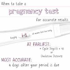 when to take a pregnancy test for accurate results